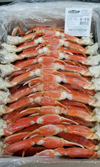 Section de crabe des neiges congelées