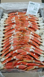 Section de crabe des neiges congelées