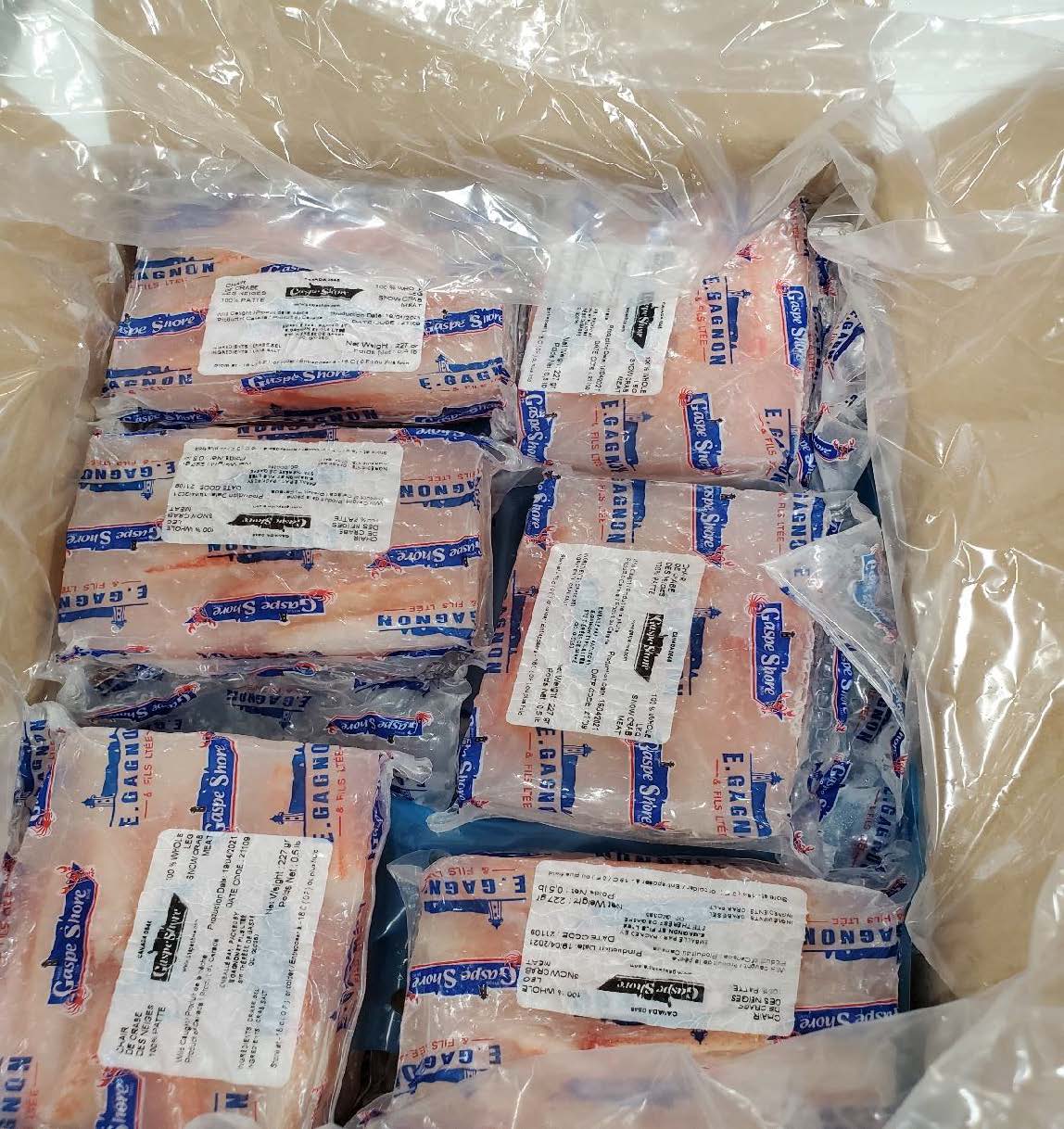 Chair de crabe des neiges