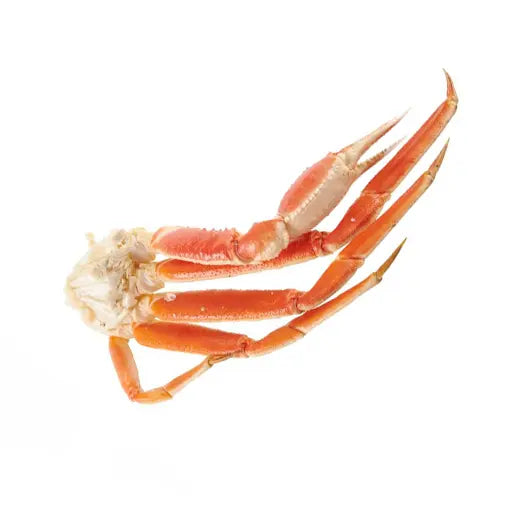 Section de crabe des neiges congelées